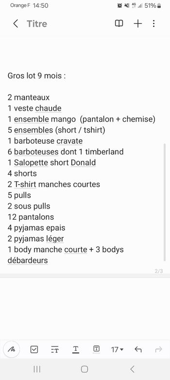 Gros lot 9 mois garçon