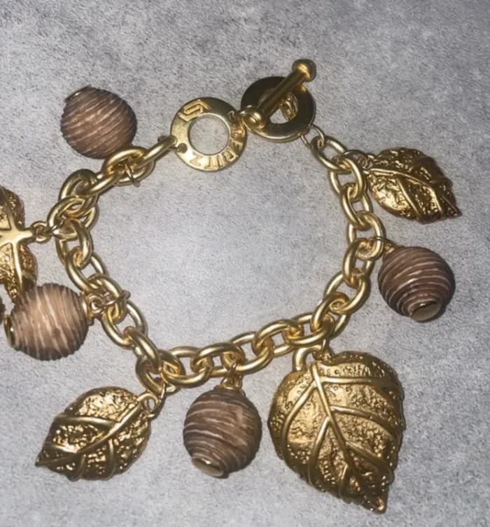 Bracelet vintage plaqué or - photo numéro 2