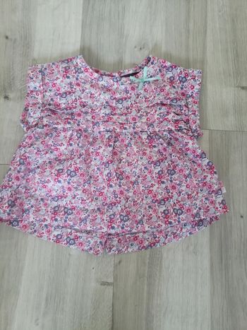 Blouse fleurie 3 mois