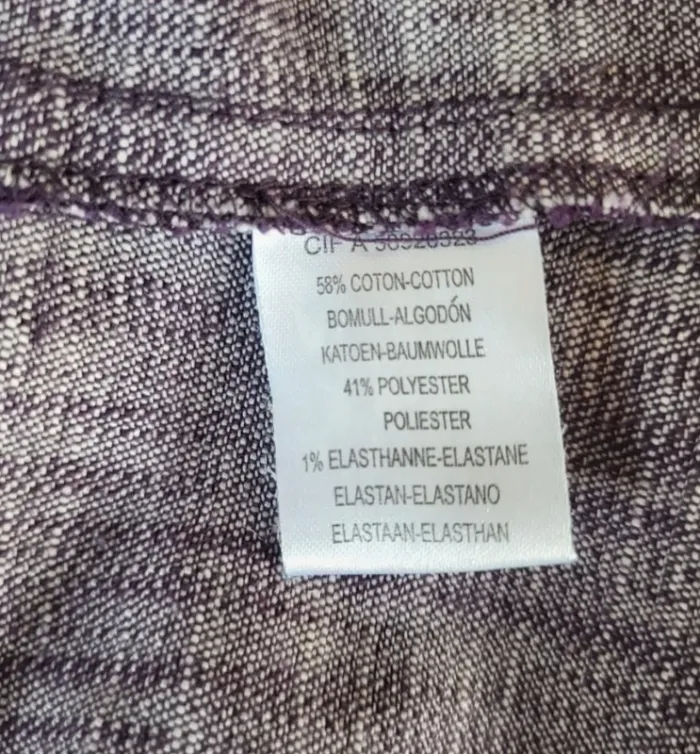 Veste blazer violet Anne Weyburn Taille 40 42 - photo numéro 7