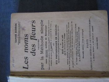 (1178) Livre "Les Noms des fleurs" par Gaston Bonnier