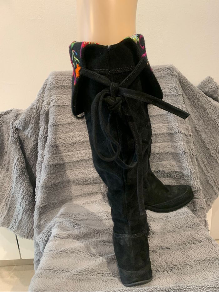 Bottes Lundi bleu taille 37 - photo numéro 4