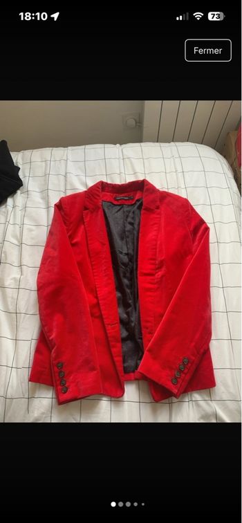 Blazer rouge 
