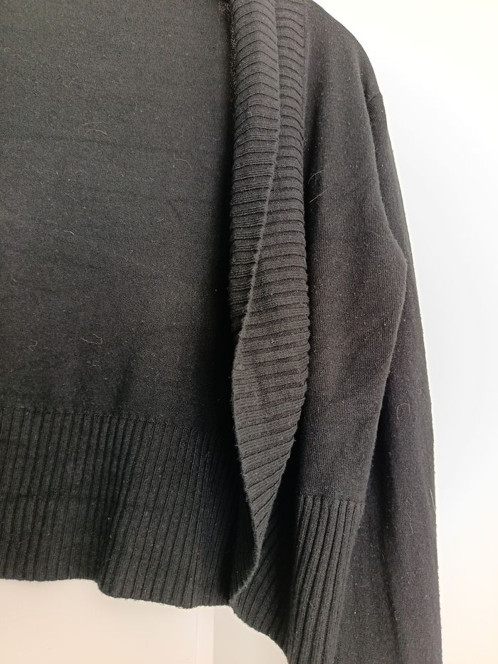 Gilet laine noir