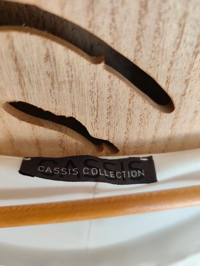 Robe fluide bas dentelle T 44 Cassis Collection - photo numéro 8
