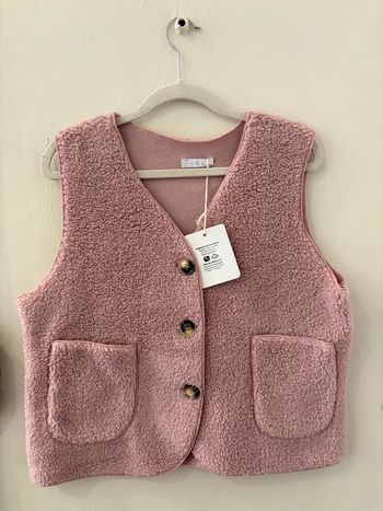 Gilet sans manches rose 
