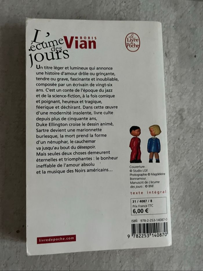 L’écume des jours de Boris Vian - photo numéro 2