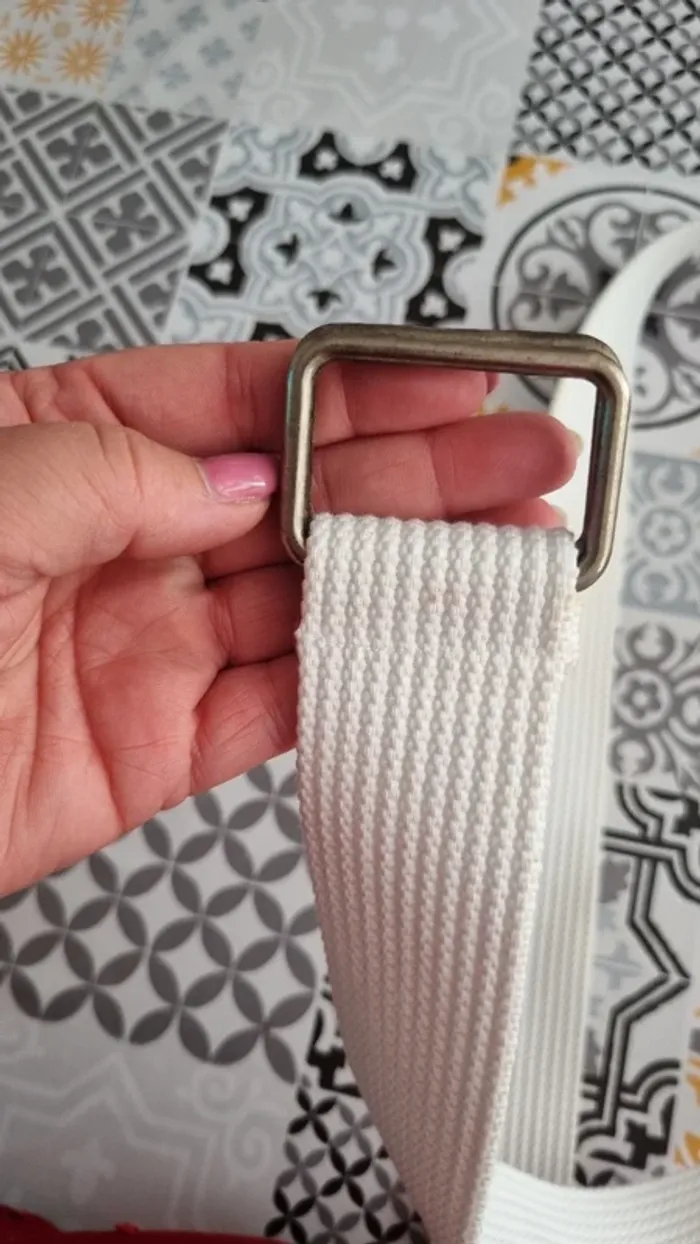 Ceinture blanche taille 110 - photo numéro 6