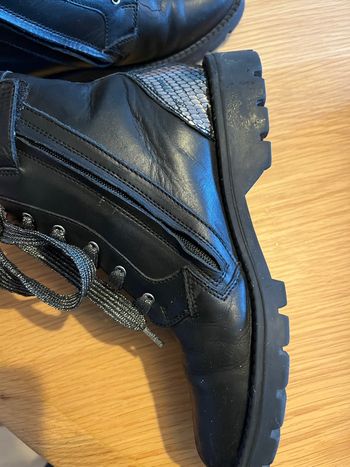 Bottines fille tout cuir