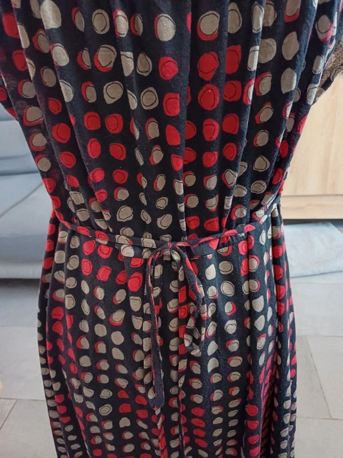 Robe col rond / dentelle / noeud - photo numéro 6