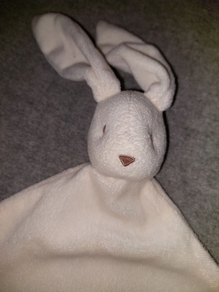#16 - Sergent major - doudou mouchoir carré lapin - photo numéro 2