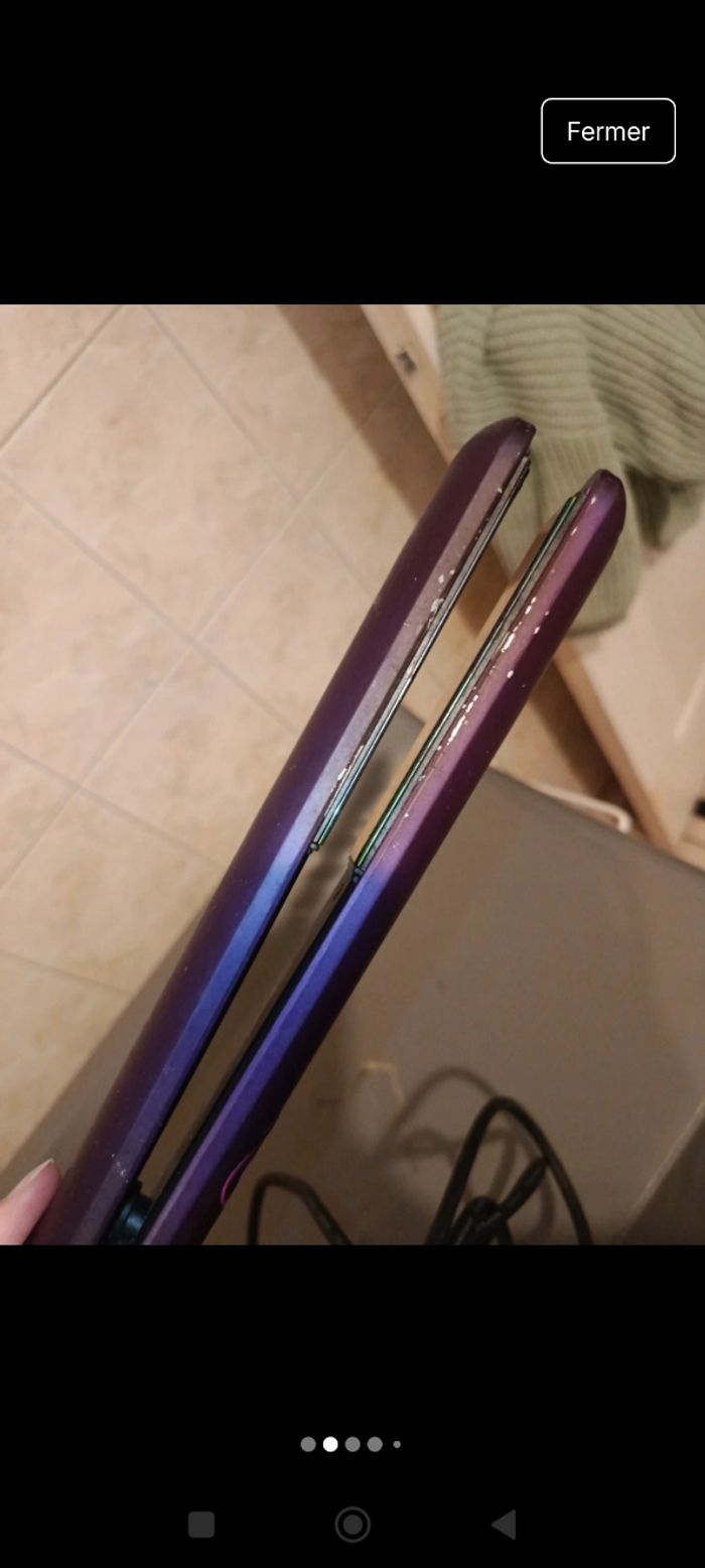 Lisseur cheveux violet Lee stafford - photo numéro 2