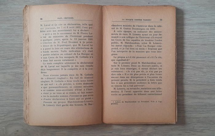 La rocque contre tardieu Paul creyssel député de la Loire - photo numéro 3