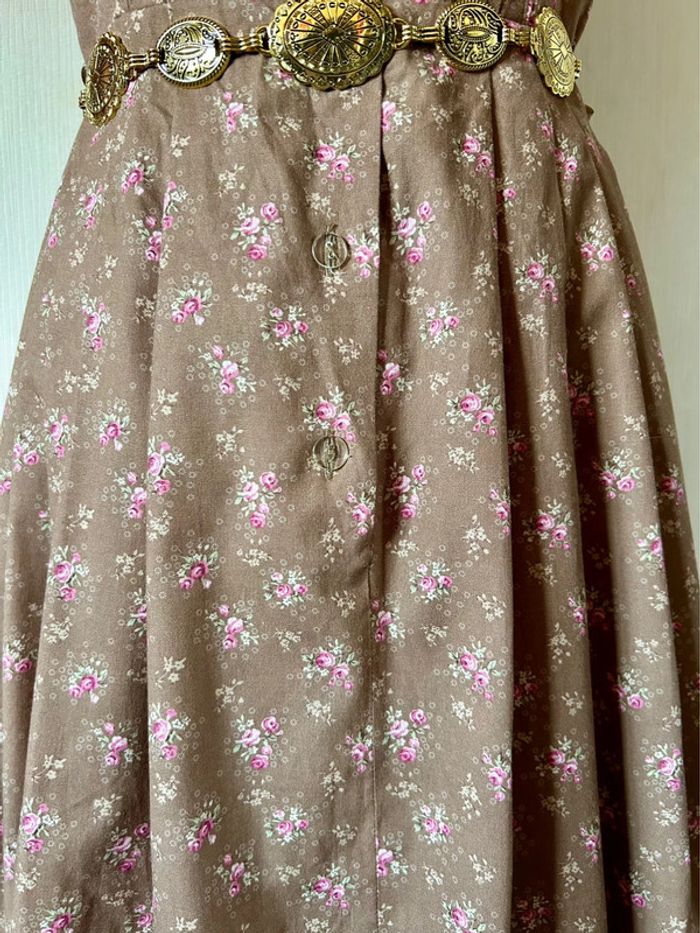 💐Magnifique robe vintage autrichienne cottagecore fairycore Distler floral dress💐 - photo numéro 18