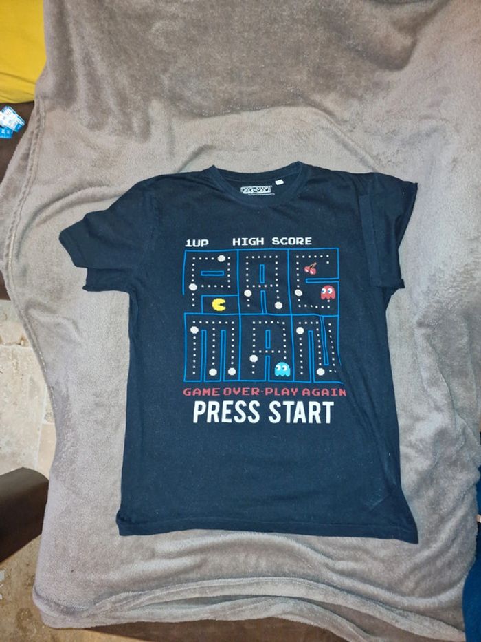 Tee shirt manche courte pac man