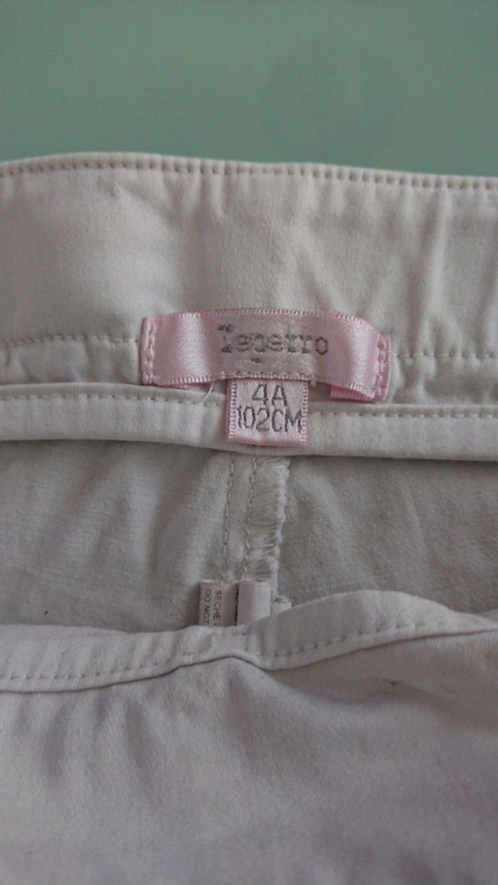 Pantacourt blanc Repetto 4 ans - photo numéro 2