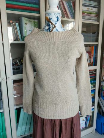 Pull  chaud beige Camaieu  38
