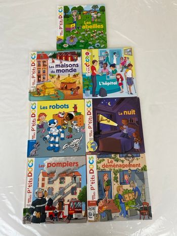 Lot de 7 livres “Mes P’tits Docs” – Éditions Milan