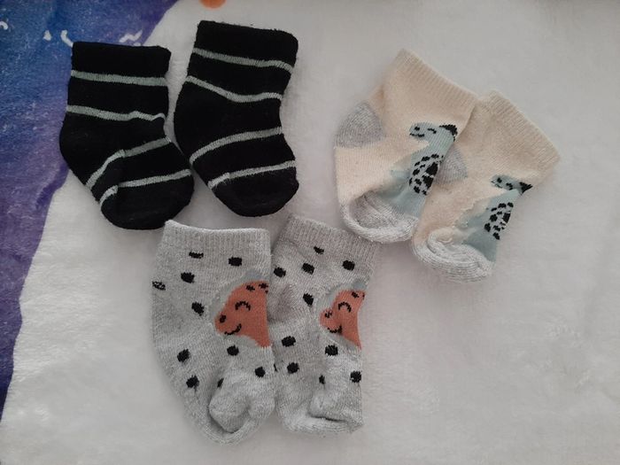 Chaussures souples et chaussettes bébé - photo numéro 6