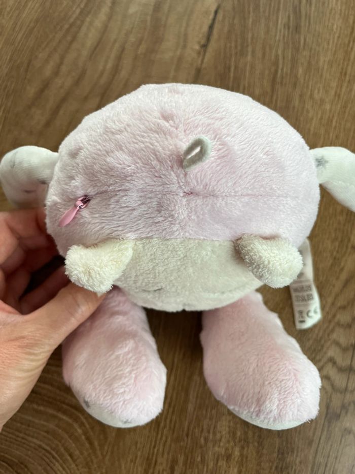 Peluche MyHummy rose et blanche (bruits blancs) en parfait état avec piles neuves - photo numéro 4