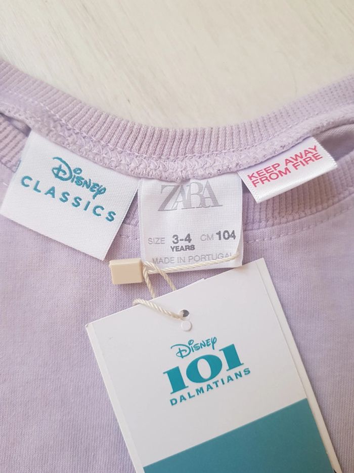 Tee shirt Disney classique zara 101 dalmatiens 3/4ans neuf - photo numéro 4