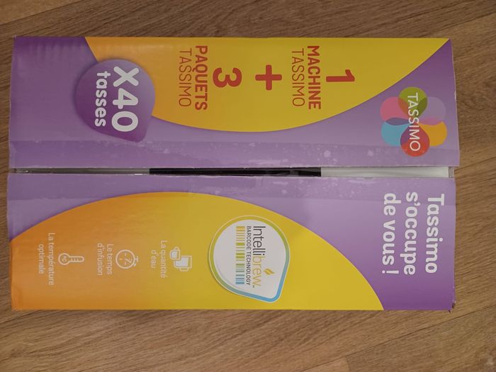 Cafétière BOSCH Tassimo Happy Noir Neuve + 3 paquets de TASSIMO neufs - photo numéro 3