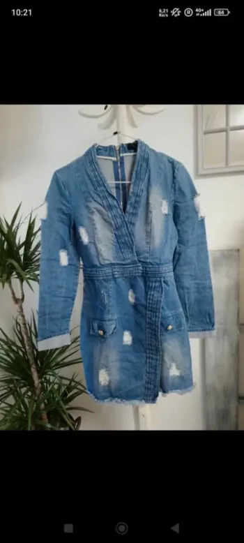 Magnifique robe jeans sexy