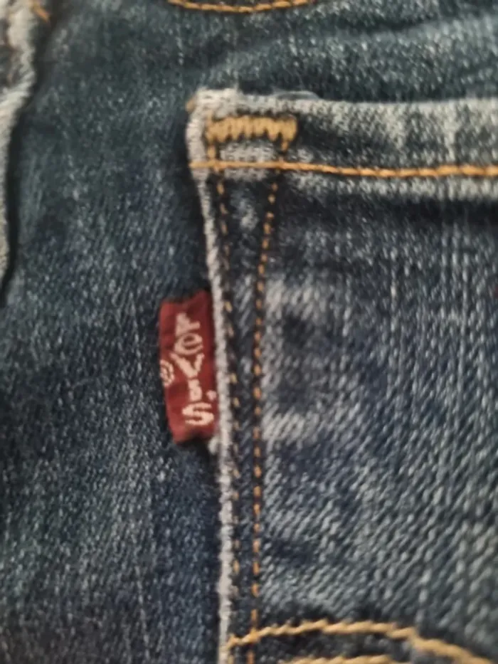 Short jeans levis bleu femme taille S - photo numéro 3