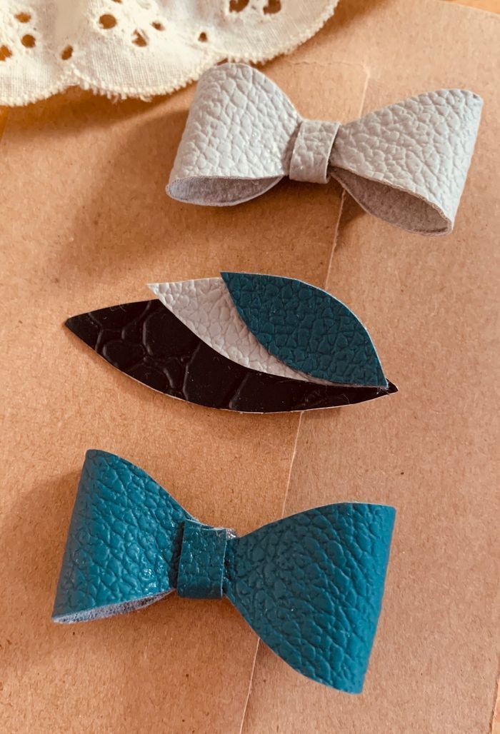 Pinces cheveux faits mains - photo numéro 2