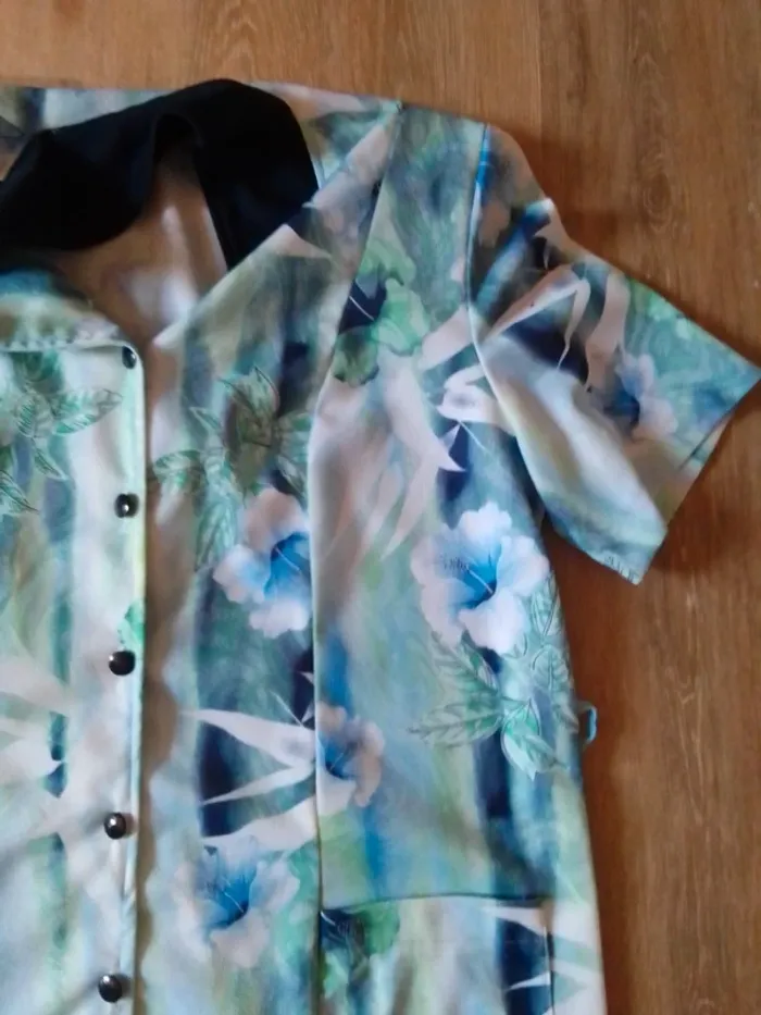 Robe bleu fleur Caty Jane 42 - photo numéro 3