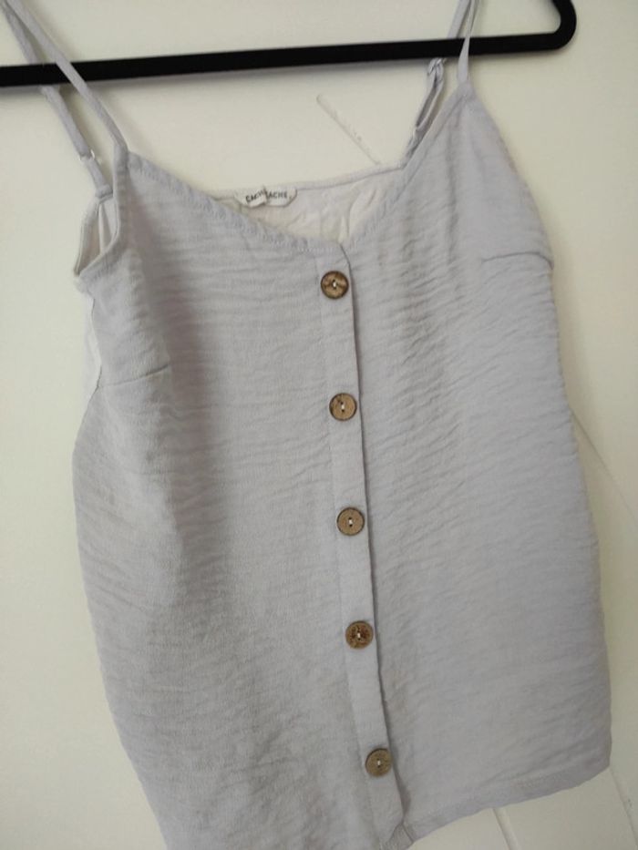 Débardeur blanc Cache Cache - photo numéro 4