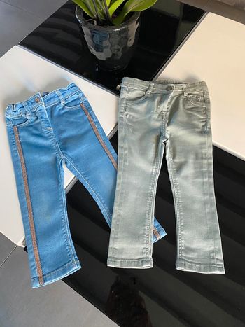 Lot 2 pantalons fille 23 mois
