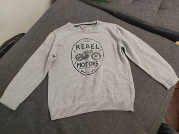 Pull gris Orchestra 5 ans