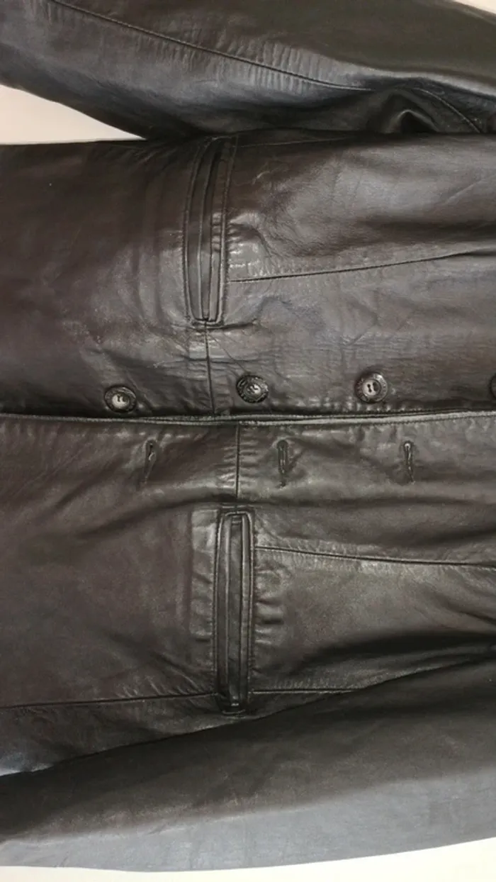 Veste en vrai cuire chibana - photo numéro 3