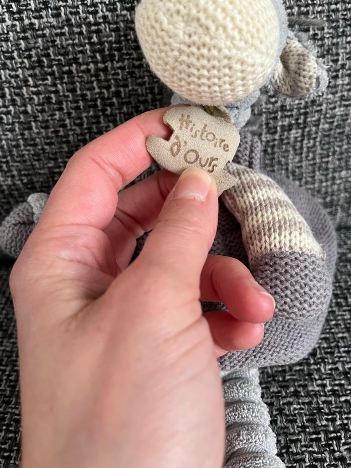 Doudou peluche âne - photo numéro 2