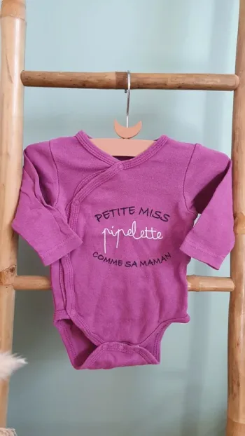 Body "petite miss pipelette comme maman"