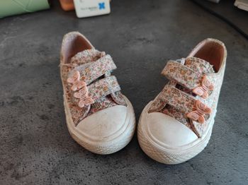 chaussures fleurs