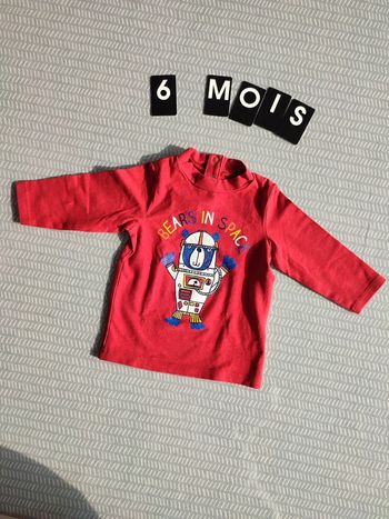 T-shirt col roulé garçon - Orchestra - 6 mois