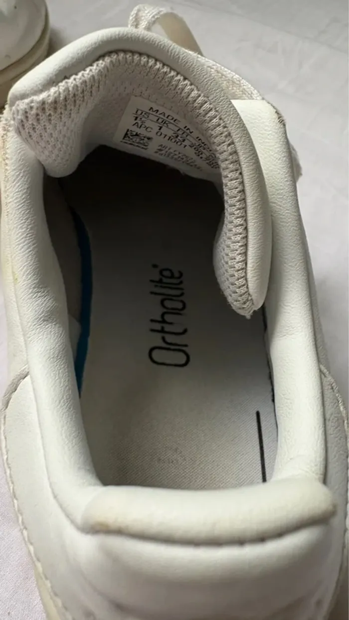 Baskets Adidas Stan smith blanche taille 33 - photo numéro 6