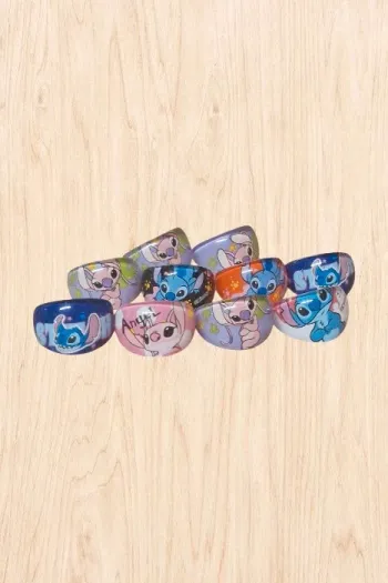 Lot 10 bagues  Disney Stitch