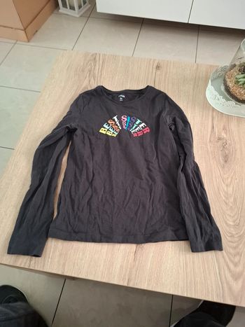 Tee shirt manches longues fille kiabi taille 8 ans bon état