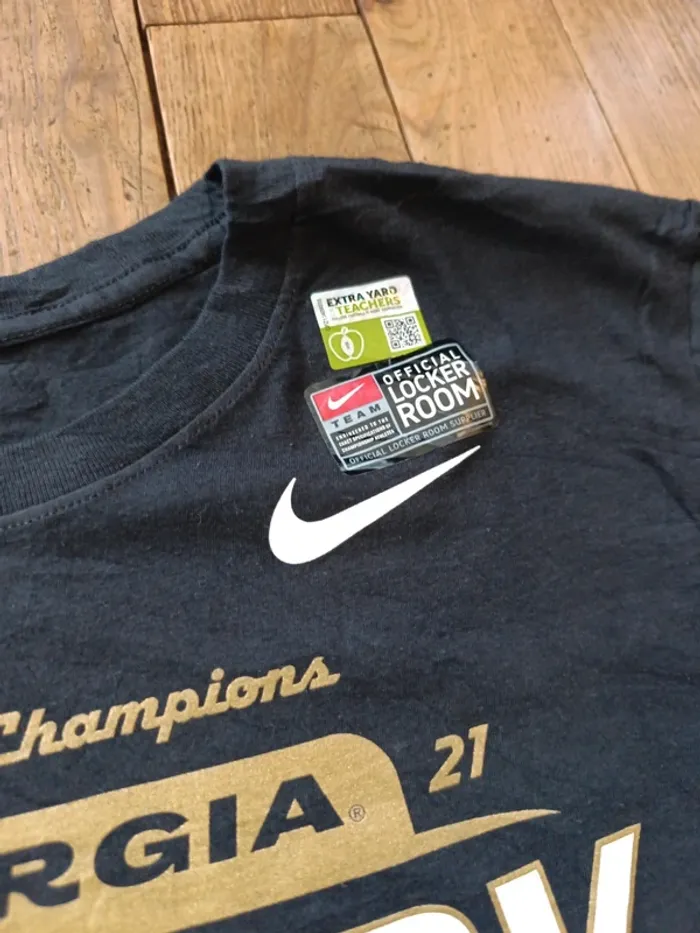 T-shirt Georgia bulldogs nike college football playoff 2021 - photo numéro 3