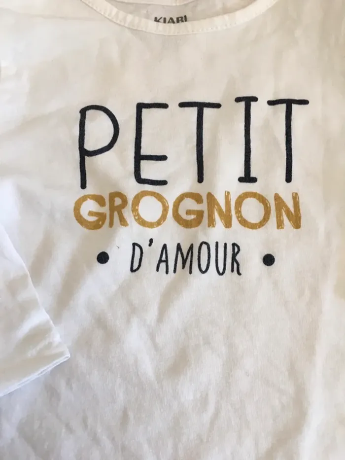 T-shirt manches longues 6 mois kiabi - photo numéro 2