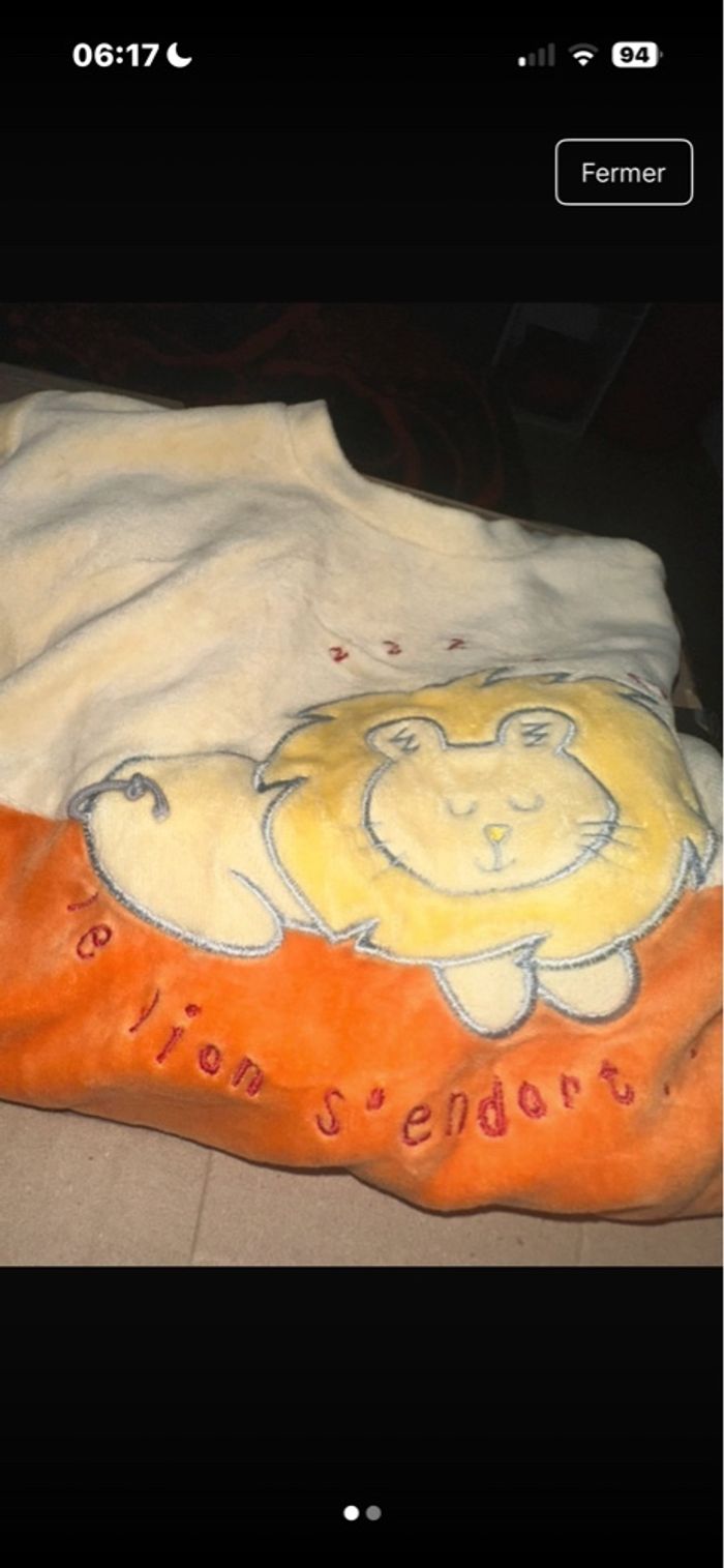 Pyjama lion