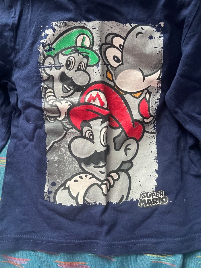 T-shirt manches longues Super Mario Nintendo Taille 5 ans - photo numéro 3