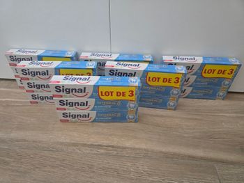 18 dentifrices signal Intégral 8 Blancheur