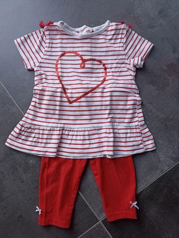 Ensemble t-shirt+ legging 3/4  T80
