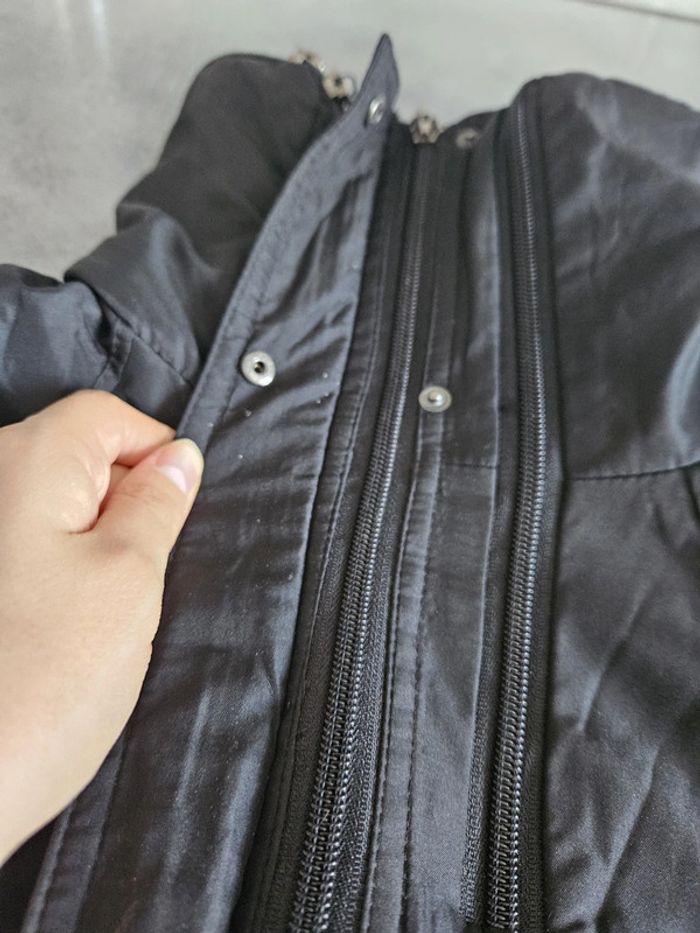 Manteau imperméable à capuche femme - Taille 42 / XL - MS Collection - Noir - photo numéro 7