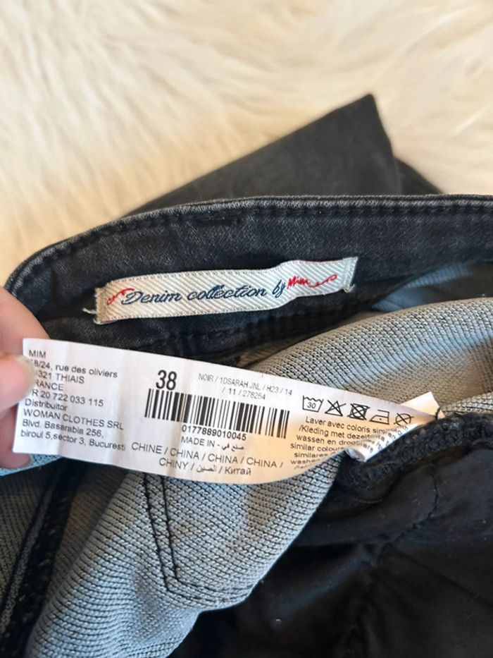 Très beau jeans skinny gris 🥰 taille 38 mim - photo numéro 2