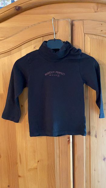 Pull col roulé